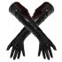 LATEX - lange unisex handsker (sort) - M