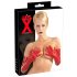 LATEX - lange, unisex handsker (rød) - L