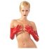 LATEX - lange, unisex handsker (rød) - L