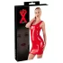 LATEX - minikjole uden ærmer - latex - rød - XL