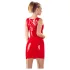 LATEX - minikjole uden ærmer - latex - rød - XL