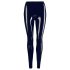 Latex - lynlås-leggings (sort) - M