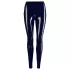 LATEX - leggings med lynlås - sort latex - XL