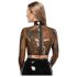 LATEX - gennemsigtig latex top (gennemsigtig-sort)