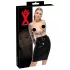 LATEX - latex midinederdel (sort) - 2XL