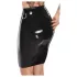 LATEX - latex midinederdel (sort) - 2XL