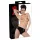 Late X dametrusse med indbygget dildo (sort) - M
