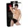Late X dametrusse med indbygget dildo (sort) - L