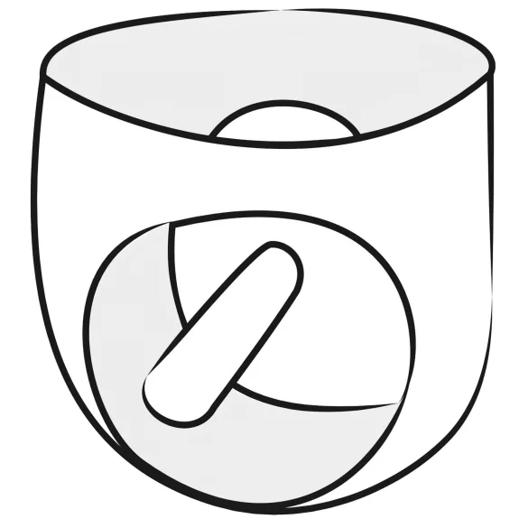 LATEX - herreunderbukser med indvendig penis og analdildo - sort latex - XL