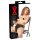 LATEX - Kvinde Trusser med 2 Justerbare Indvendige Dildoer (Sort)