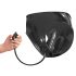 LATEX - Kvinde Trusser med 2 Justerbare Indvendige Dildoer (Sort) - M