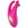 Mrow - genopladelig 3-i-1 klitorisvibrator (pink)