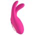 Mrow - genopladelig, 3-grenet klitorisvibrator (pink)