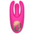 Mrow - genopladelig, 3-grenet klitorisvibrator (pink)