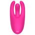 Mrow - genopladelig, 3-grenet klitorisvibrator (pink)
