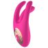Mrow - genopladelig, 3-grenet klitorisvibrator (pink)