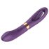 Sjov & Dobbelt: 2i1 Tungevibrator, opladelig (lilla)