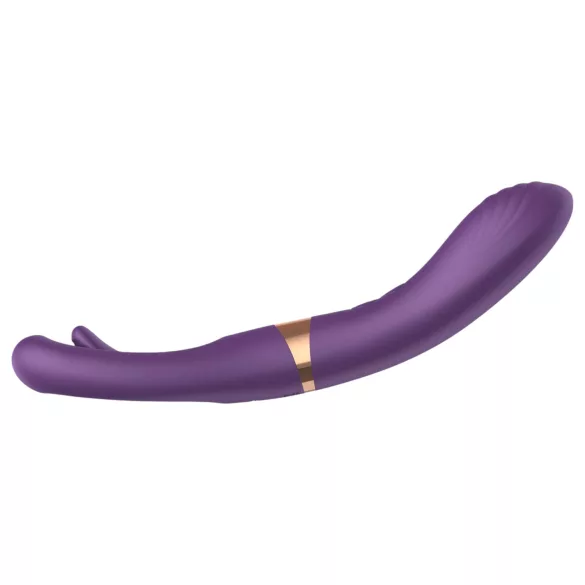 Funny Me Dual - vibrator og klitorisstimulator - genopladelig - lilla