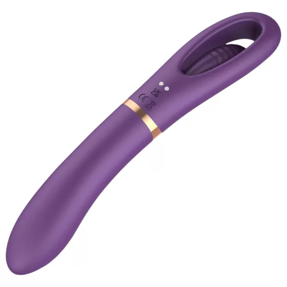 Funny Me Dual - vibrator og klitorisstimulator - genopladelig - lilla