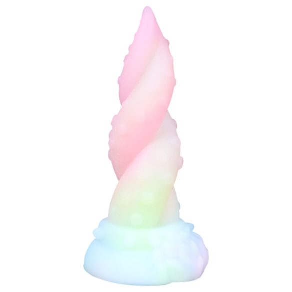 OgazR Kraken - snoet blæksprutte dildo - 18 cm (regnbue)