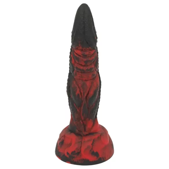 OgazR - dildo - rillet - 20 cm rød