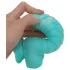 OgazR Sea Serpent - dildo med riller - 17 cm - blå/hvid