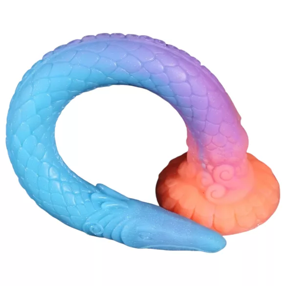 OgazR XXL Eel - anal dildo - selvlysende - 47 cm - pink