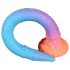OgazR XXL Ål - Lyserød fosforiserende analdildo, 47 cm
