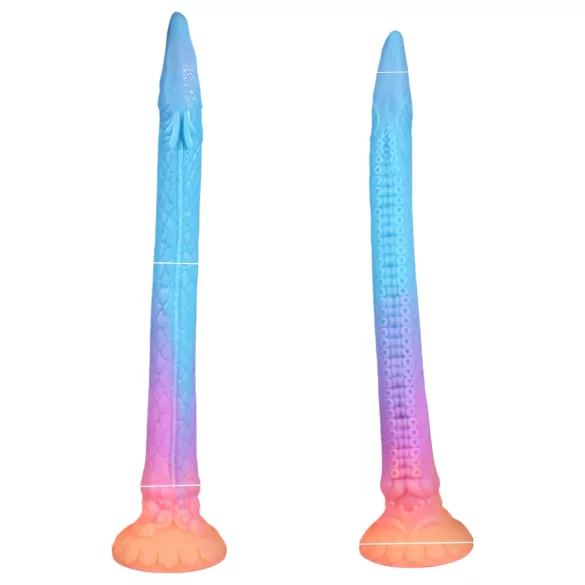 OgazR XXL Eel - anal dildo - selvlysende - 47 cm - pink