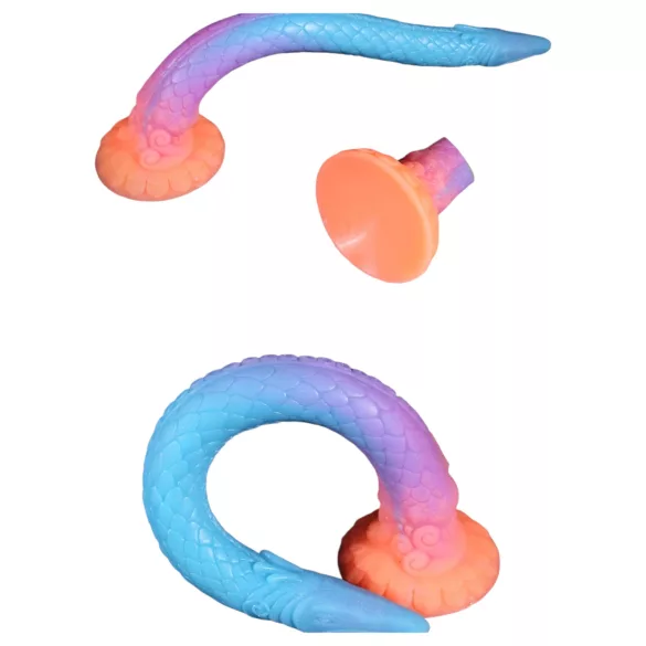 OgazR XXL Eel - anal dildo - selvlysende - 47 cm - pink