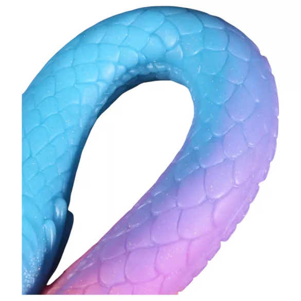 OgazR XXL Eel - anal dildo - selvlysende - 47 cm - pink