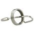 DeepRing - ringformet metal dilator - 9cm (sølv)