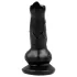 Animalorny - hundedildo - realistisk - sort 12cm