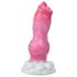 Bulldog dildo - 17cm (pink)