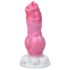 Bulldog dildo - 17cm (pink)