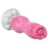 Bulldog dildo - 17cm (pink)