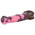 Bad Horse Dildo - 24cm i silikone (brun-rosa)