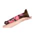 Bad Horse Dildo - 24cm i silikone (brun-rosa)