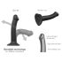 Strap-on-me Dual S - dobbeltlag dildo (sort)