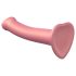 Strap-on-me Metallic Shine M - hudvenlig dildo (metal pink)