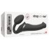 Strap-on-me M - justerbar vibrerende strap-on - medium (sort)