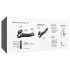 Strap-on-me M - justerbar vibrerende strap-on - medium (sort)