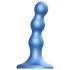 Strap-on-me Kugler S - kugleformet, sugekop dildo (blå)