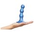 Strap-on-me Kugler S - kugleformet, sugekop dildo (blå)
