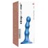 Strap-on-me Kugler S - kugleformet, sugekop dildo (blå)