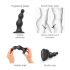 Strap-on-me Perler S - perley, sugekop dildo (sort)