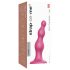 Strap-on-me Perler M - perlekæde dildo med sugekop (pink)