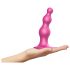 Strap-on-me Perler M - perlekæde dildo med sugekop (pink)