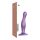Strap-on-me Curvy M - bølget dildo med sugekop (lilla)