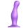 Strap-on-me Curvy L - bølget dildo med sugekop (lilla)